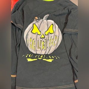 Glow in the dark Halloween long sleeve shirt